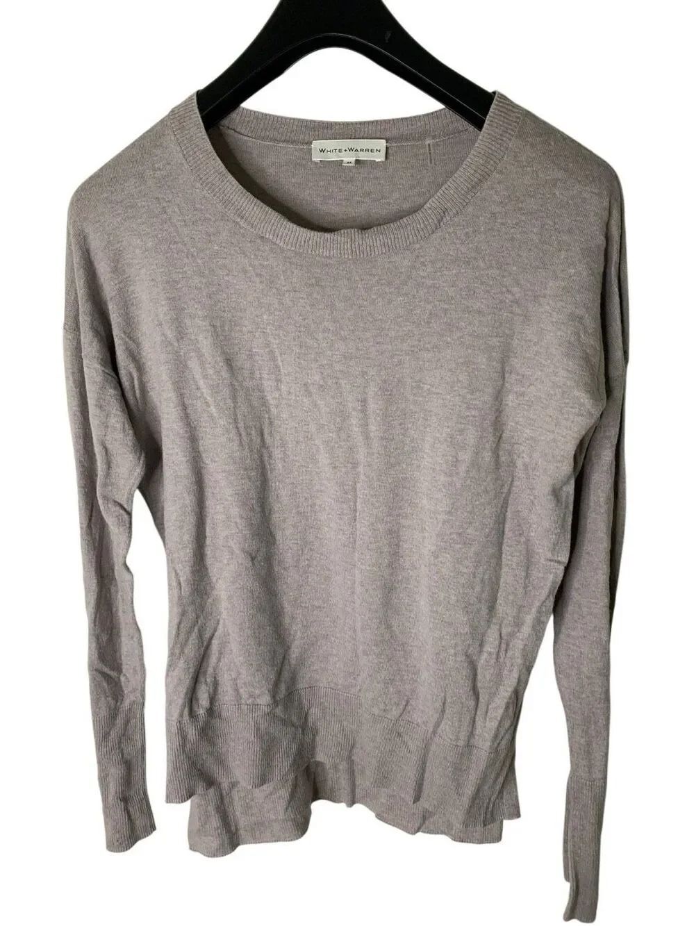 White and Warren cotton blend sweater women's size medium